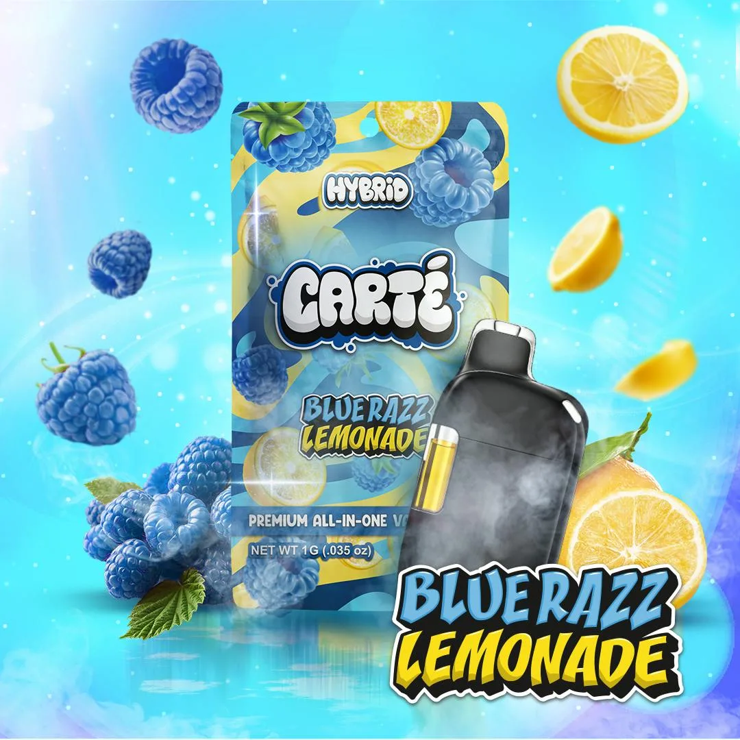 CARTÉ - Blue Razz Lemonade AIO Vape - 1 g