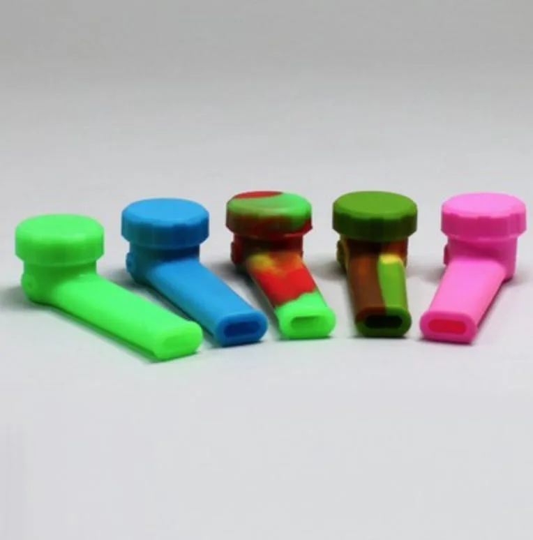 Deja Vu - 3.25" Silicone Hand Pipe w/ Cap (5)
