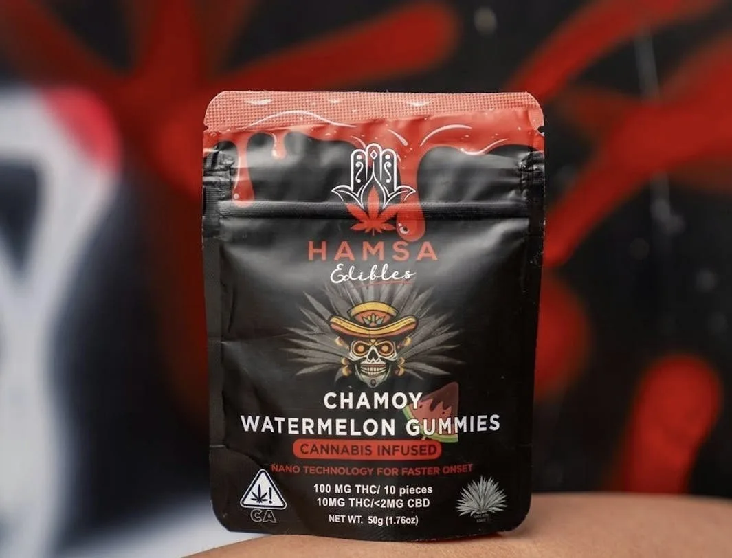 Chamoy Watermelon Gummies - 100 Mg. THC