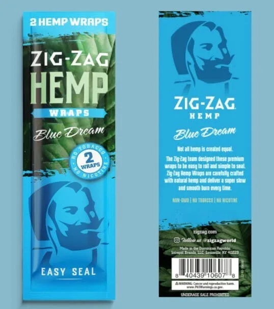 BLUE DREAM - HEMP WRAPS 2PK