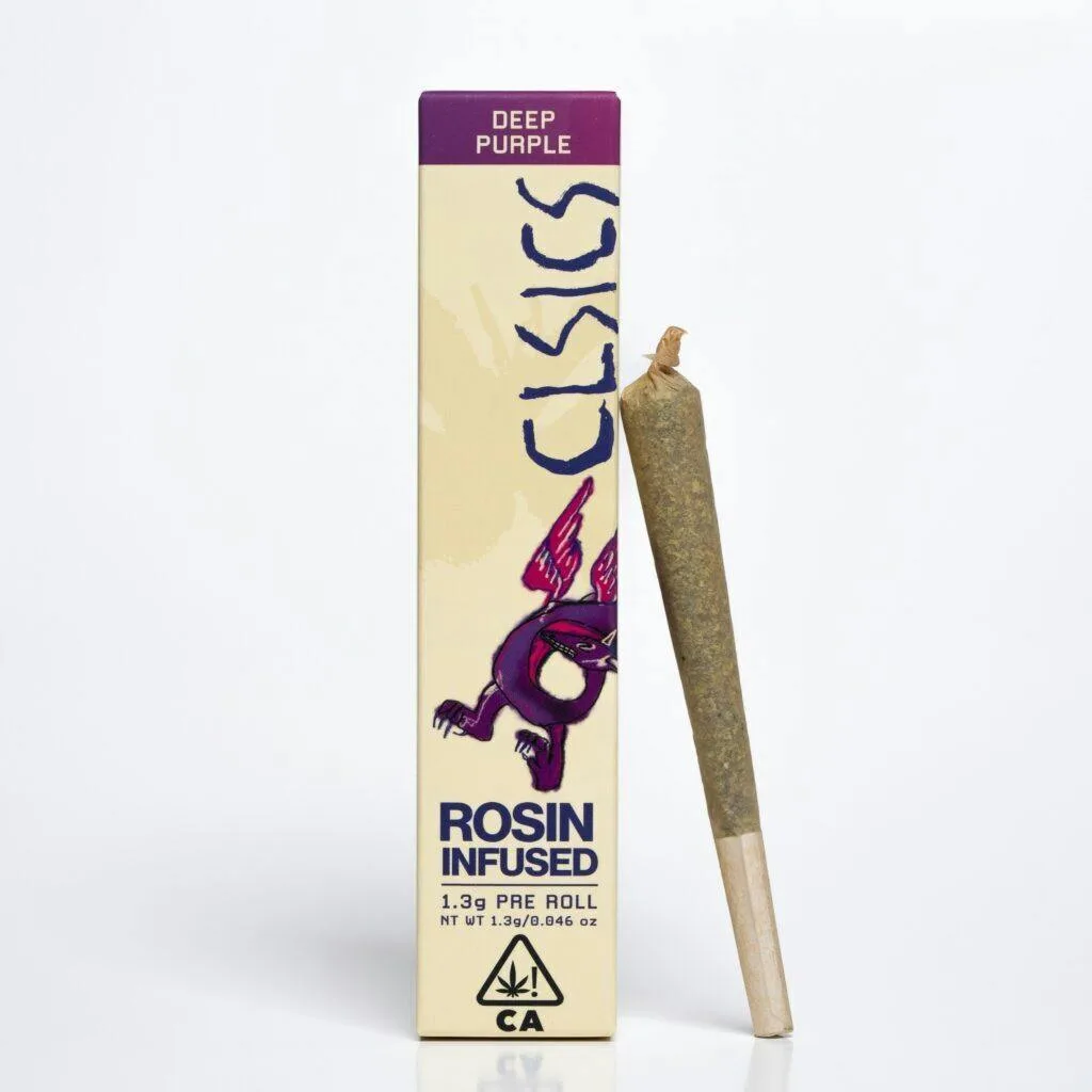 CLSICS Rosin Infused Preroll 1.3g Deep Purple