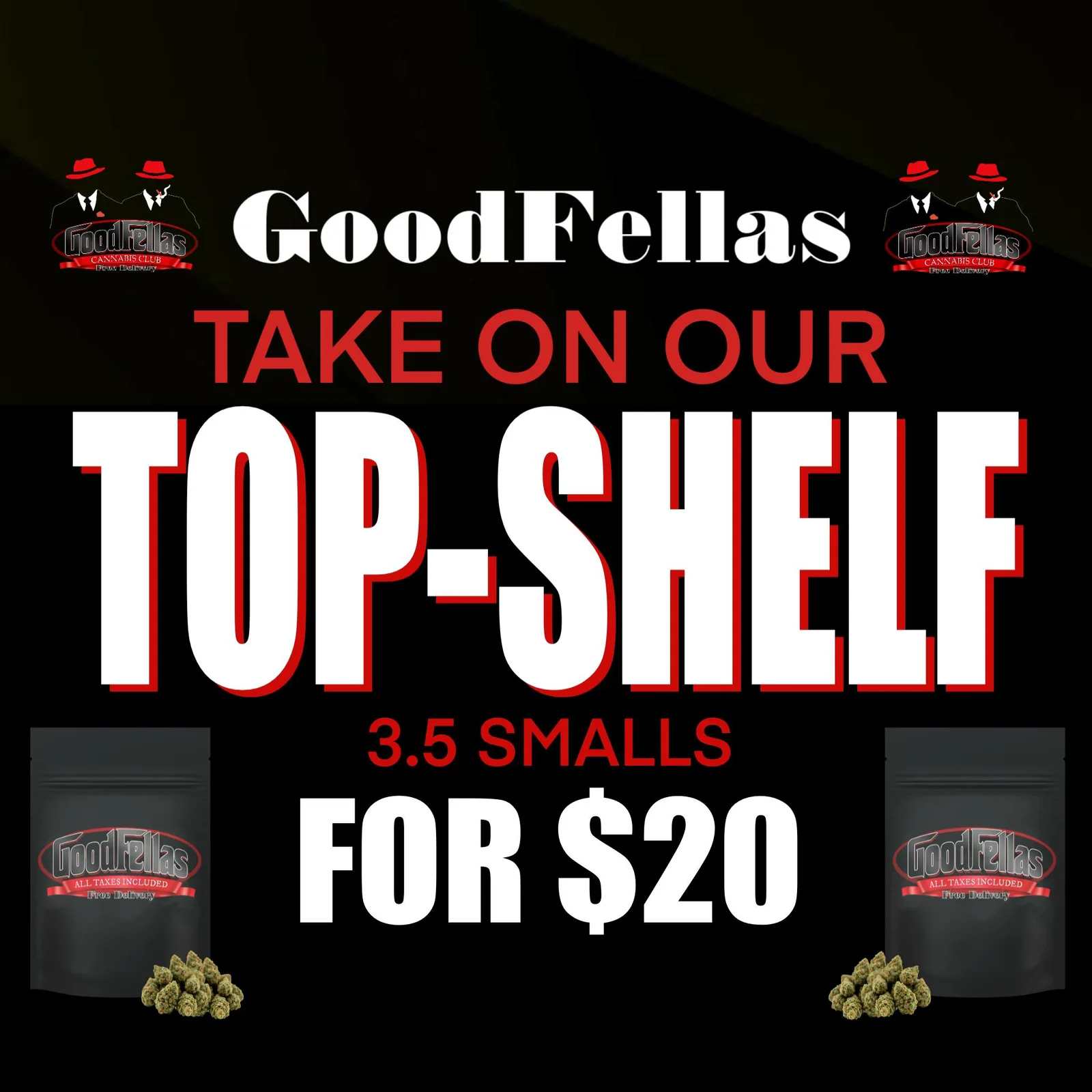 Top shelf 3.5 smalls