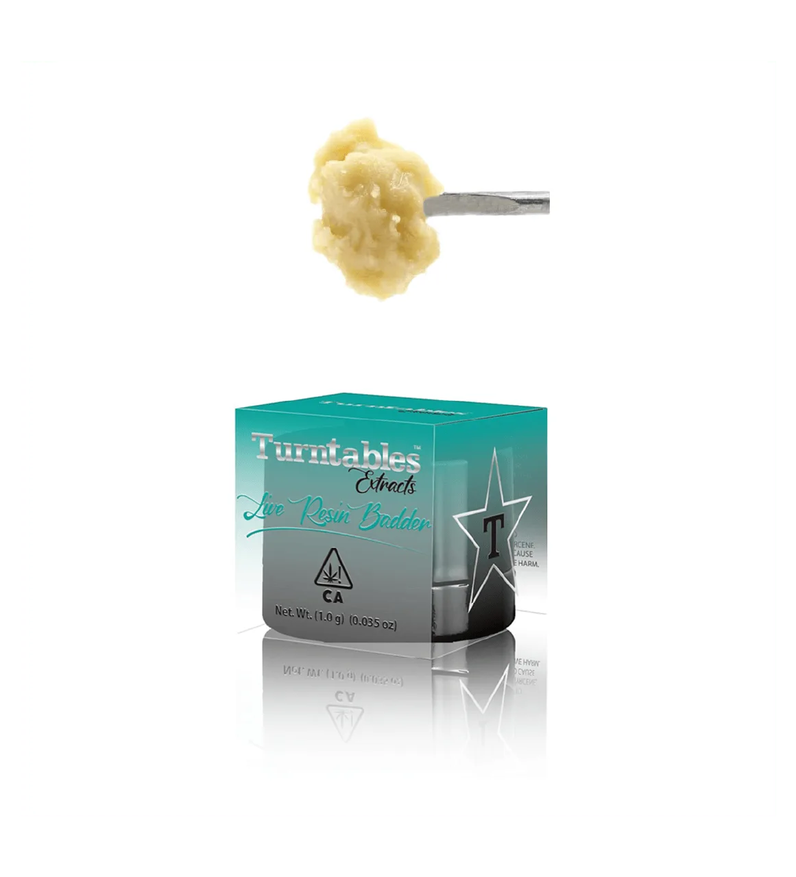 Turntables Live Resin Badder 1G Banana Runtz