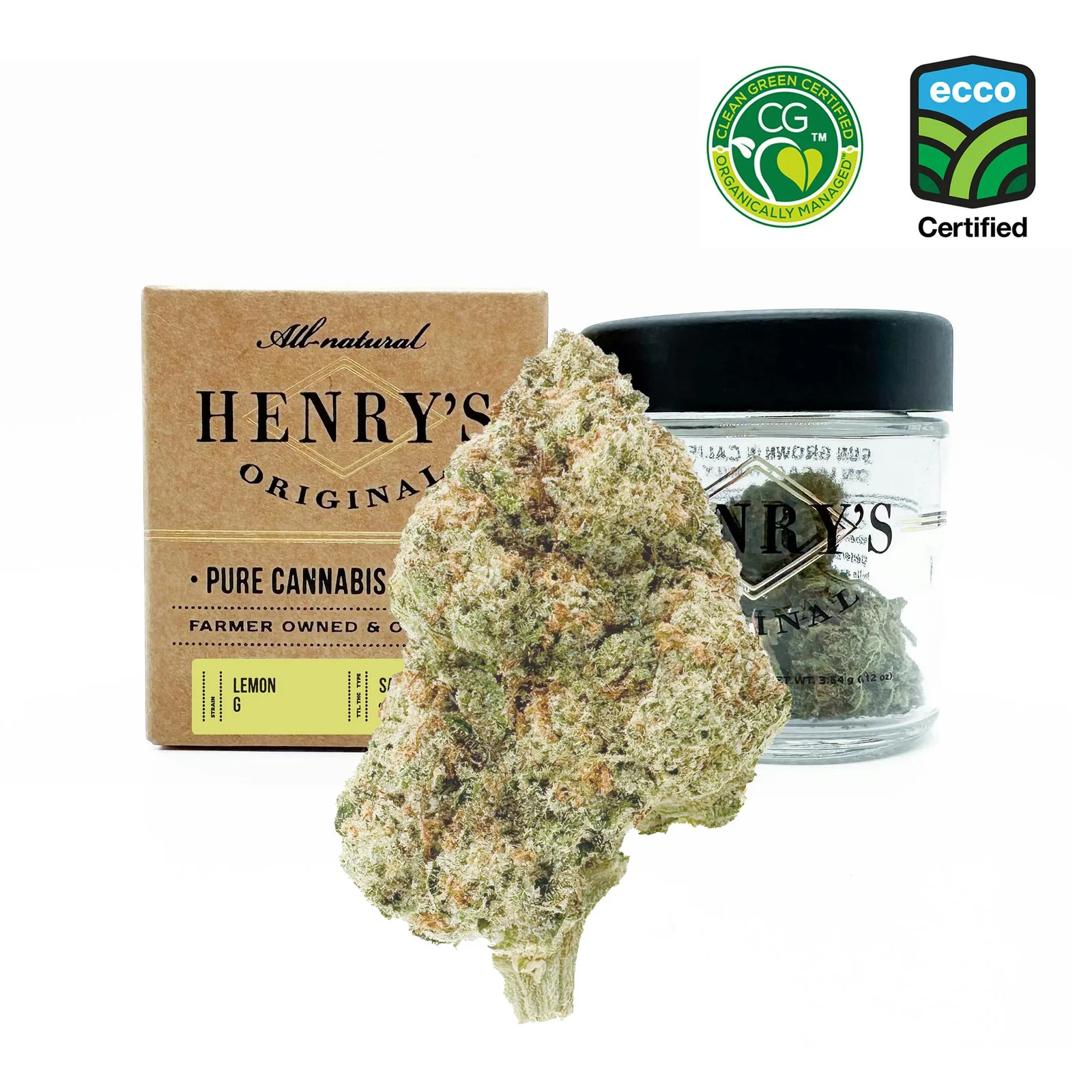 Henry's Original | Lemon G | Jar Big Buds | 3.5g