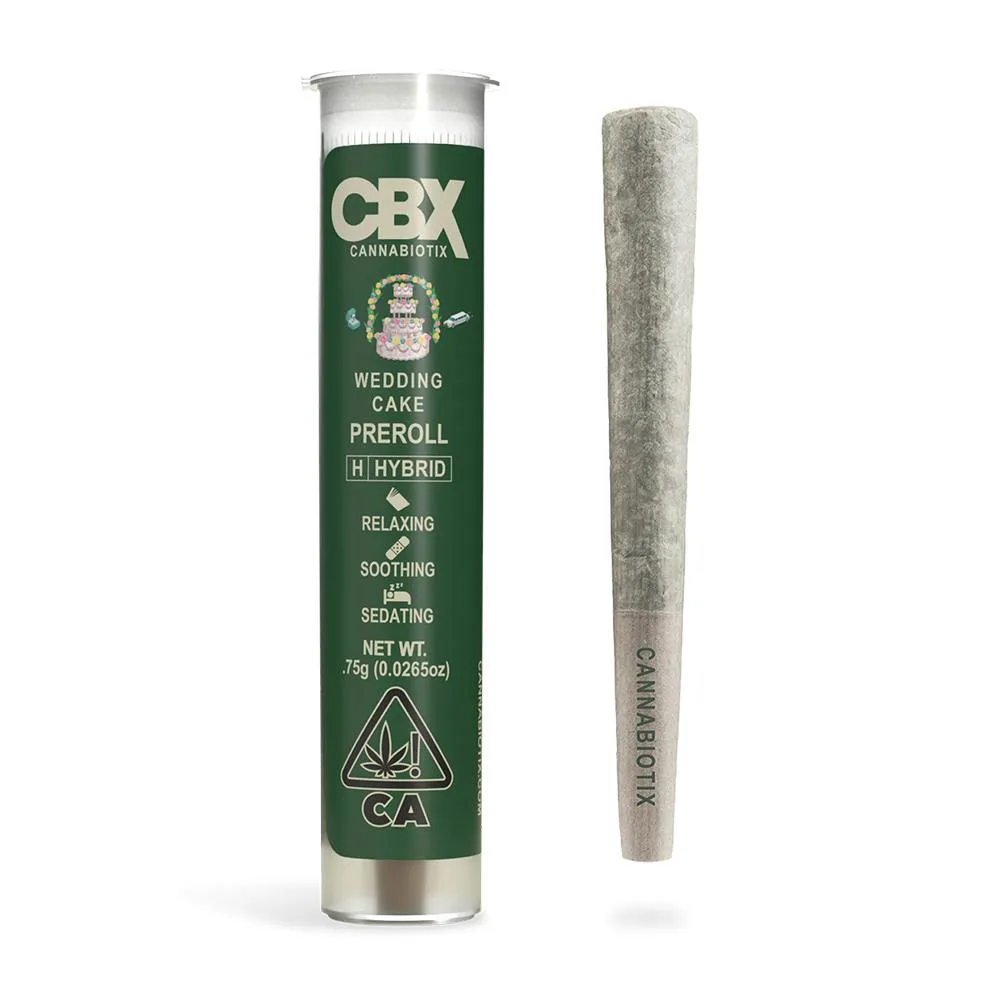 CBX | WEDDING CAKE 0.75G PREROLL