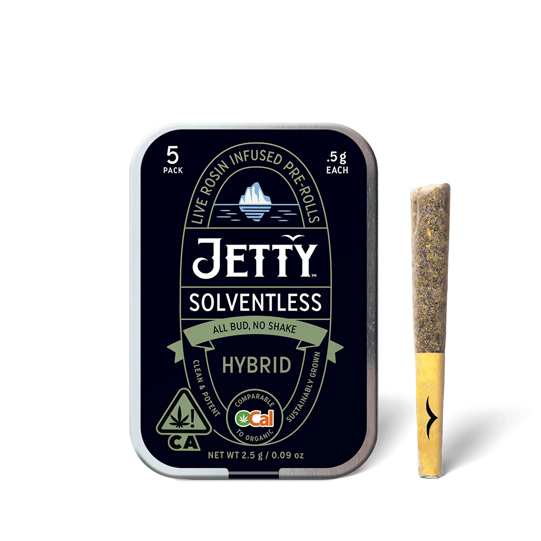 Jetty Pre-Roll OCal LR Infused 10 Packs (3.5g) Garlic Milk x White Cookies