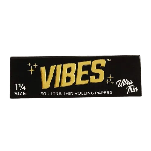 VIBES 1 1/4 ULTRA THIN ROLLING PAPERS 50 PACK