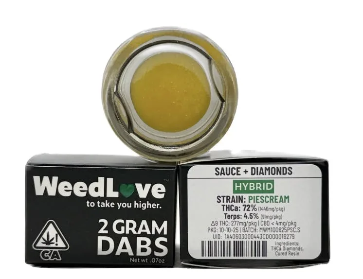 Piescream Sauce + Diamonds - 2 g