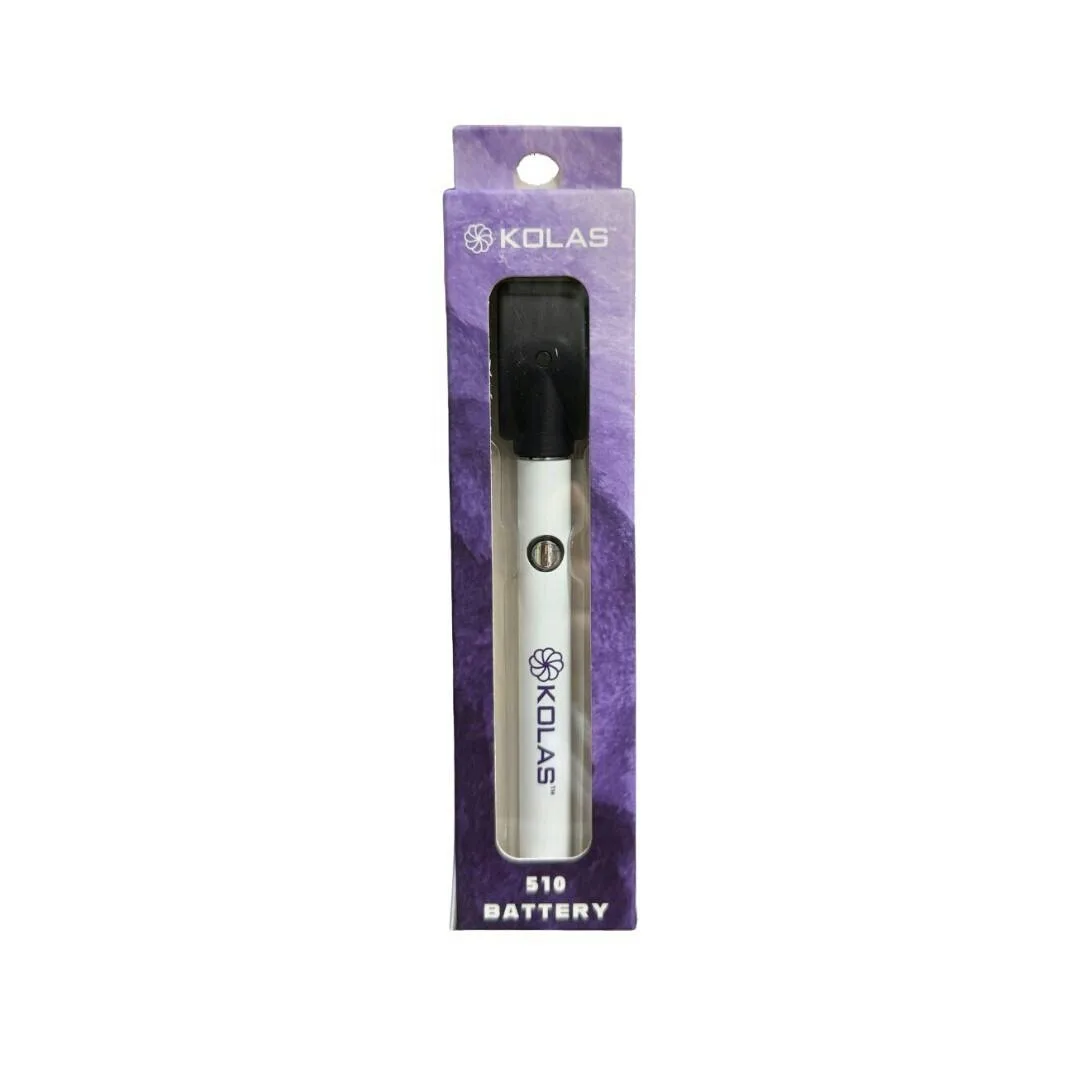 Kolas Branded Battery w/ Button White