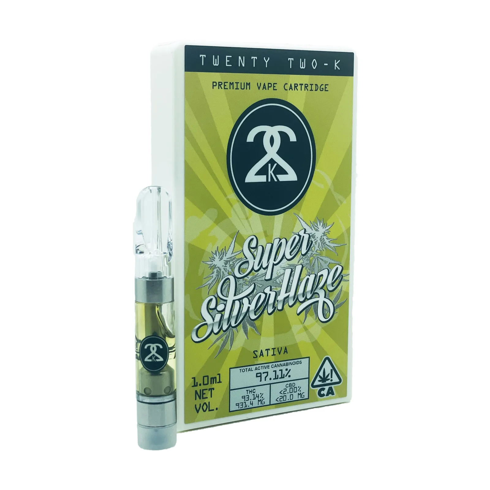 22K - Super Silver Haze - Cartridge - 1.0ml