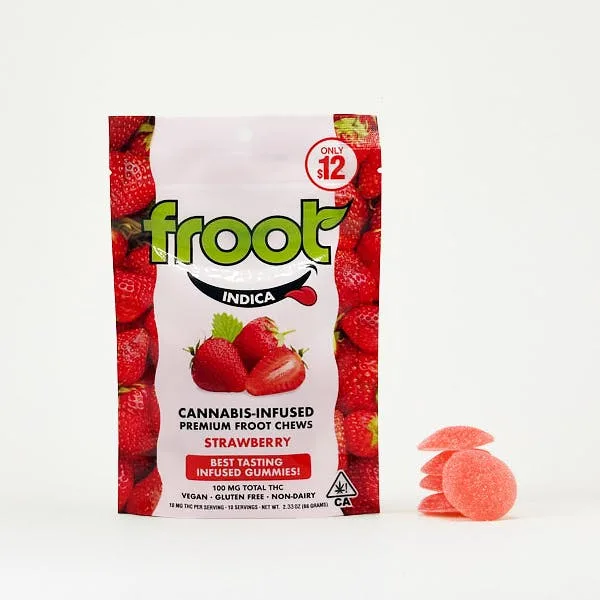 Froot - Gummies - Strawberry 100mg