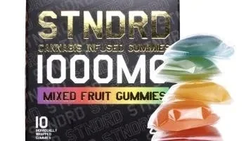 1000mg Indica STNDRD Gummies