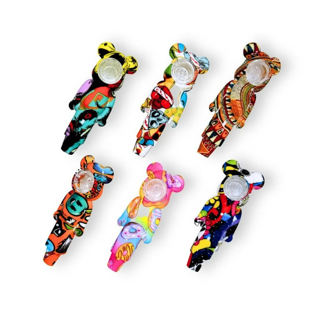 Kolas Pipe Silicone Teddy Bear