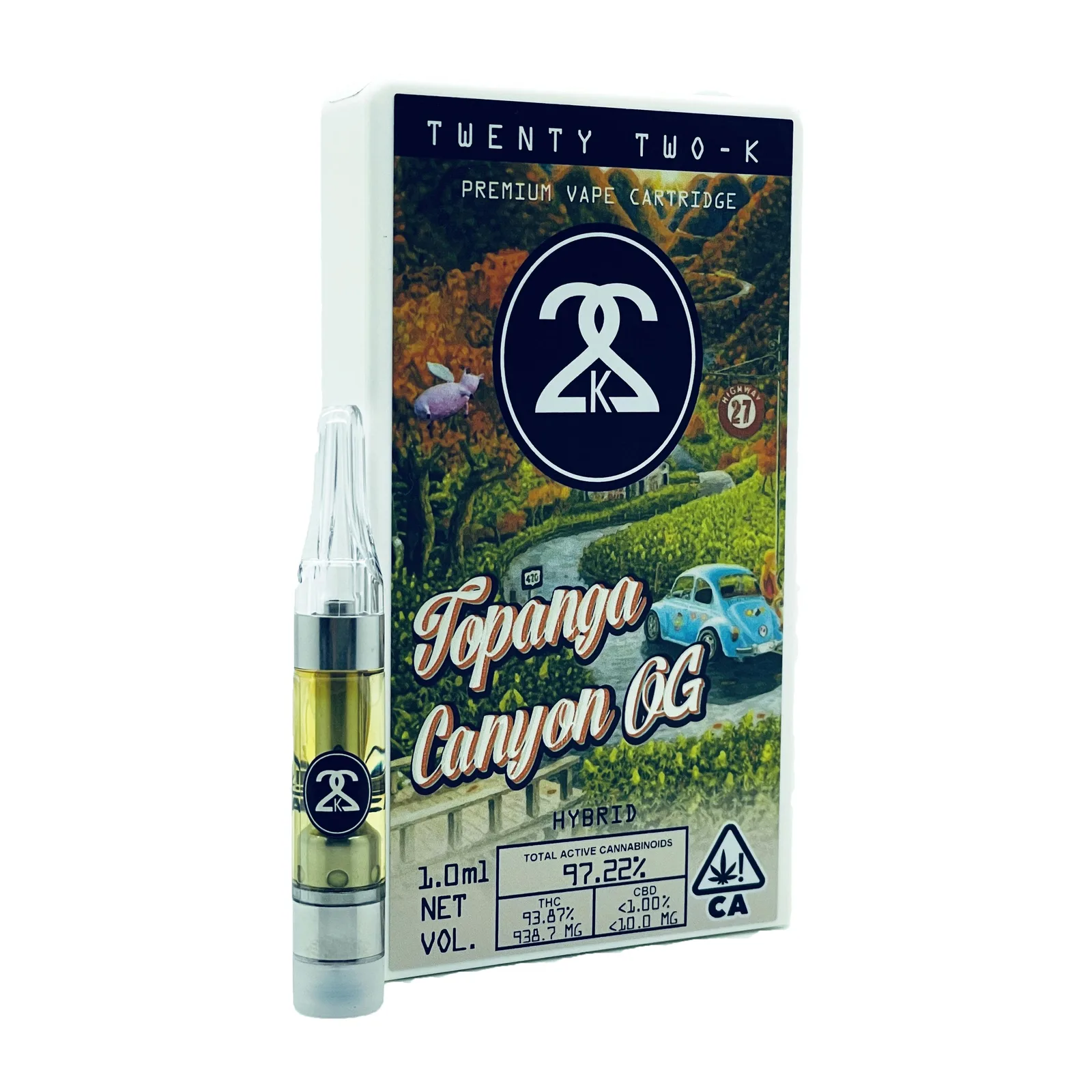 22K - Topanga Canyon OG - Cartridge - 1.0ml