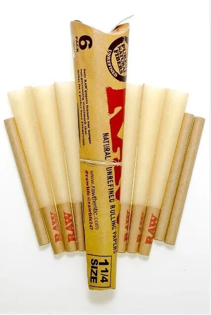 RAW Classic Cone Rolling Papers 6pk