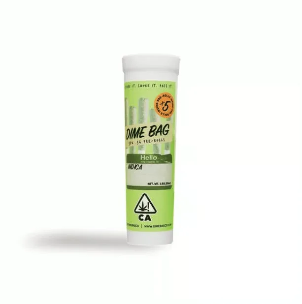 Dime Bag - Cyber Punch .5G 5pk Prerolls - 5 pack