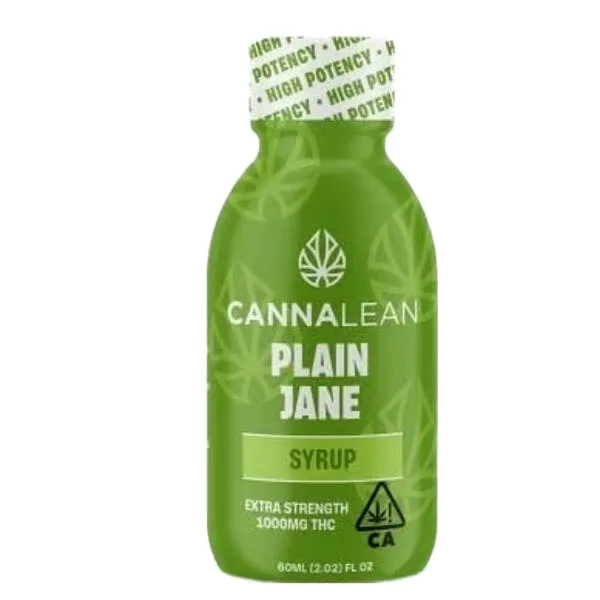 Cannalean | Plain Jane (Unflavored) | 1000mg THC Syrup