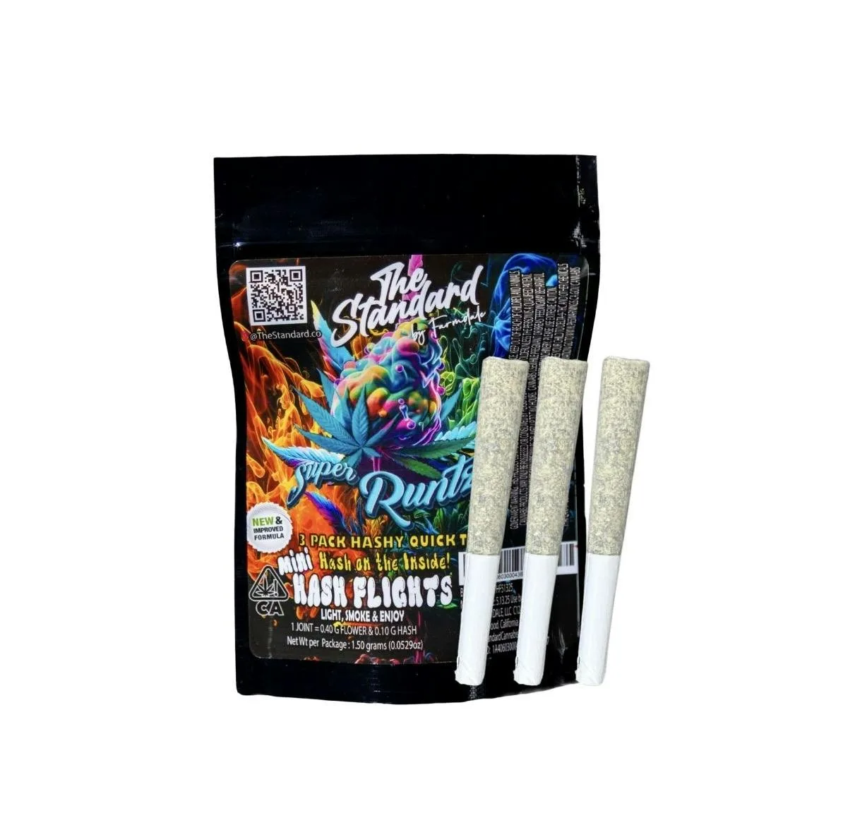 The Standard 3pk x .5g (1.5g) Super Runtz Mini Hash Flights