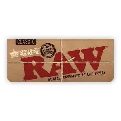 Raw King Size Supreme Creaseless Rolling Papers Each