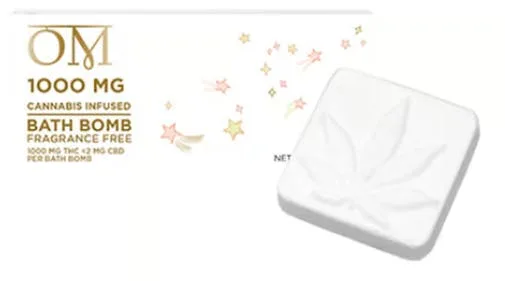 FRAGRANCE FREE BATH BOMB (1000MG)