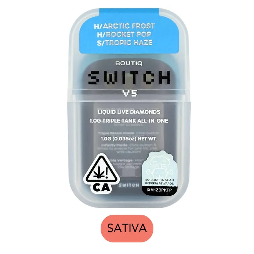 Boutiq - Live Resin Triple - Arctic Frost x Rocket Pop x Tropic Haze - RTU - 1.0g