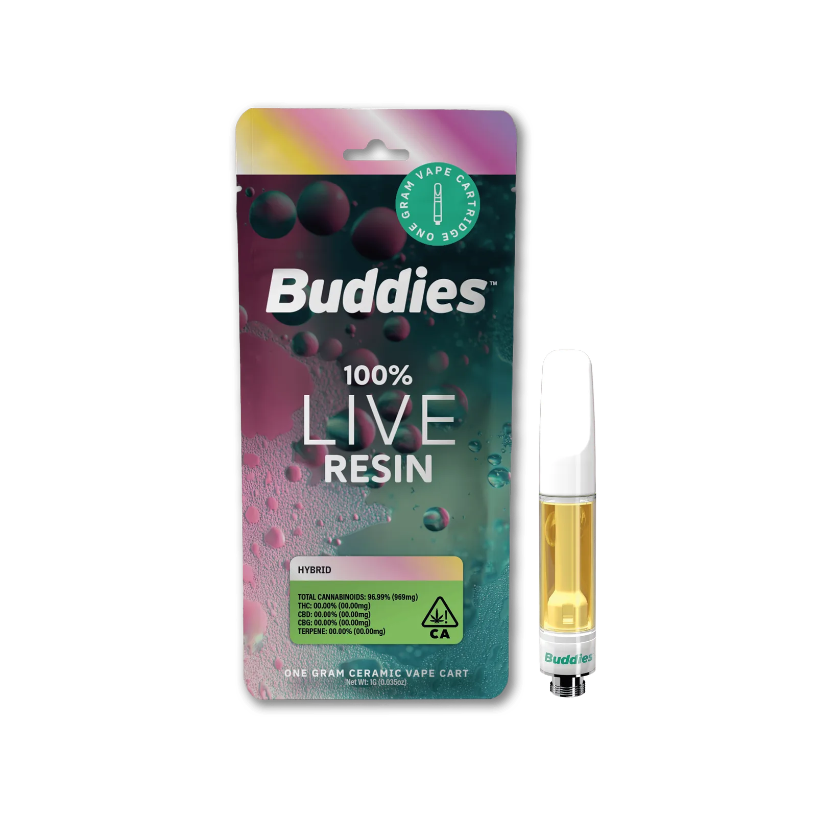Live Resin | 1g Vape Cartridge | Lilac Mintz (H)