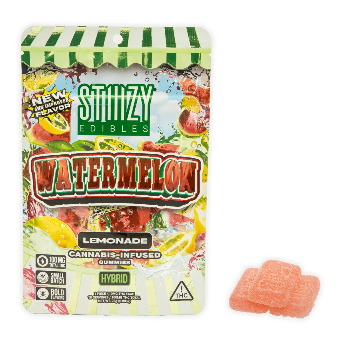 WATERMELON LEMONADE GUMMIES 10PC [100MG]