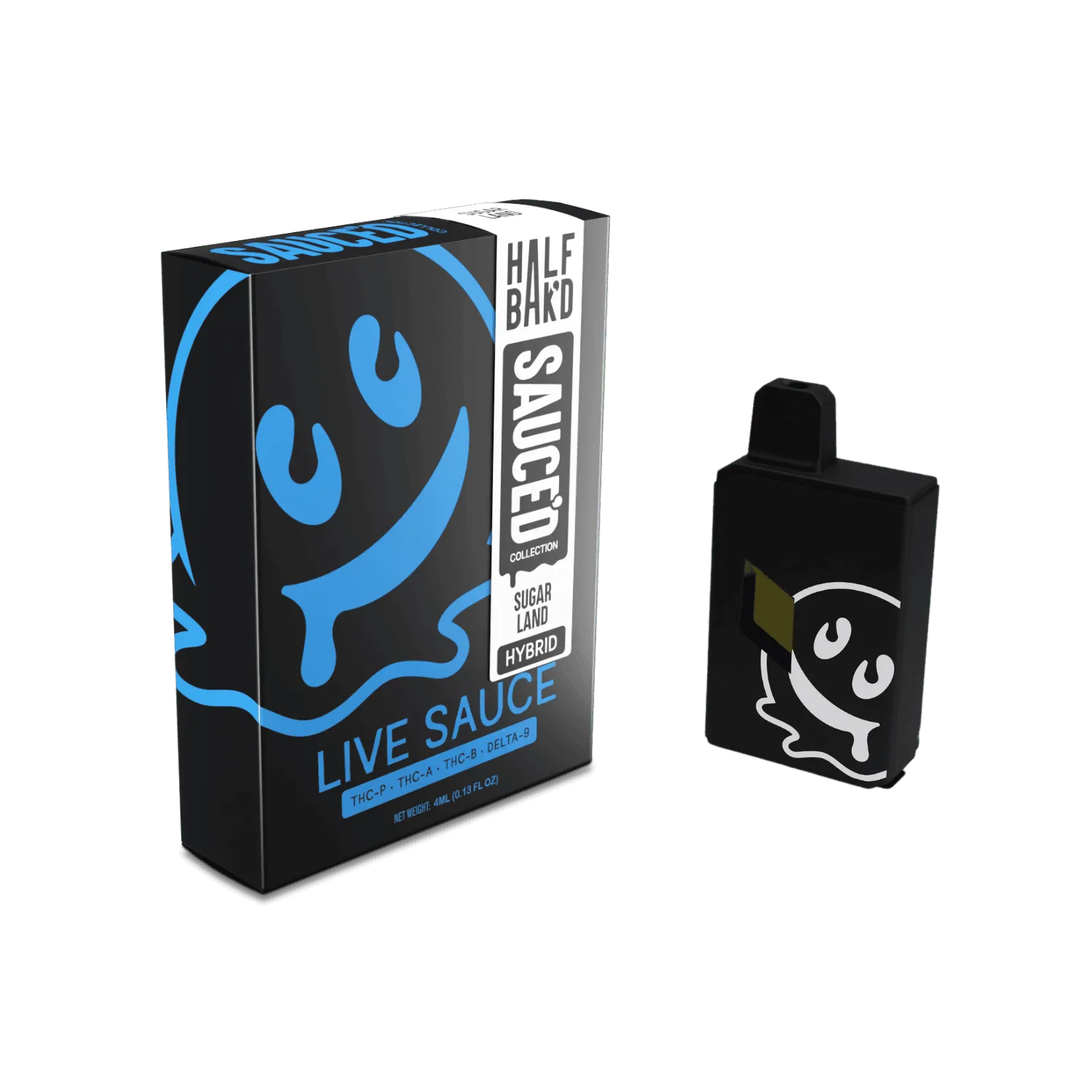 Half Bak'd | Sugarland - 4G Live Sauce Flavor All-In-One THCa Vape