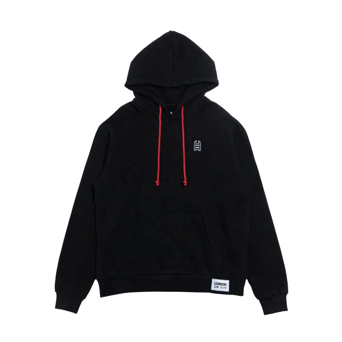 IMKING Apparel | Black Red-Stringed Pullover | 2x-Large