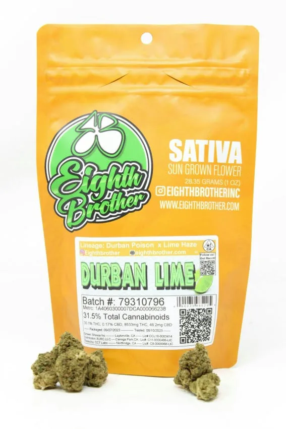 Eighth Brother | Durban Lime | Big Buds Jar | 14g