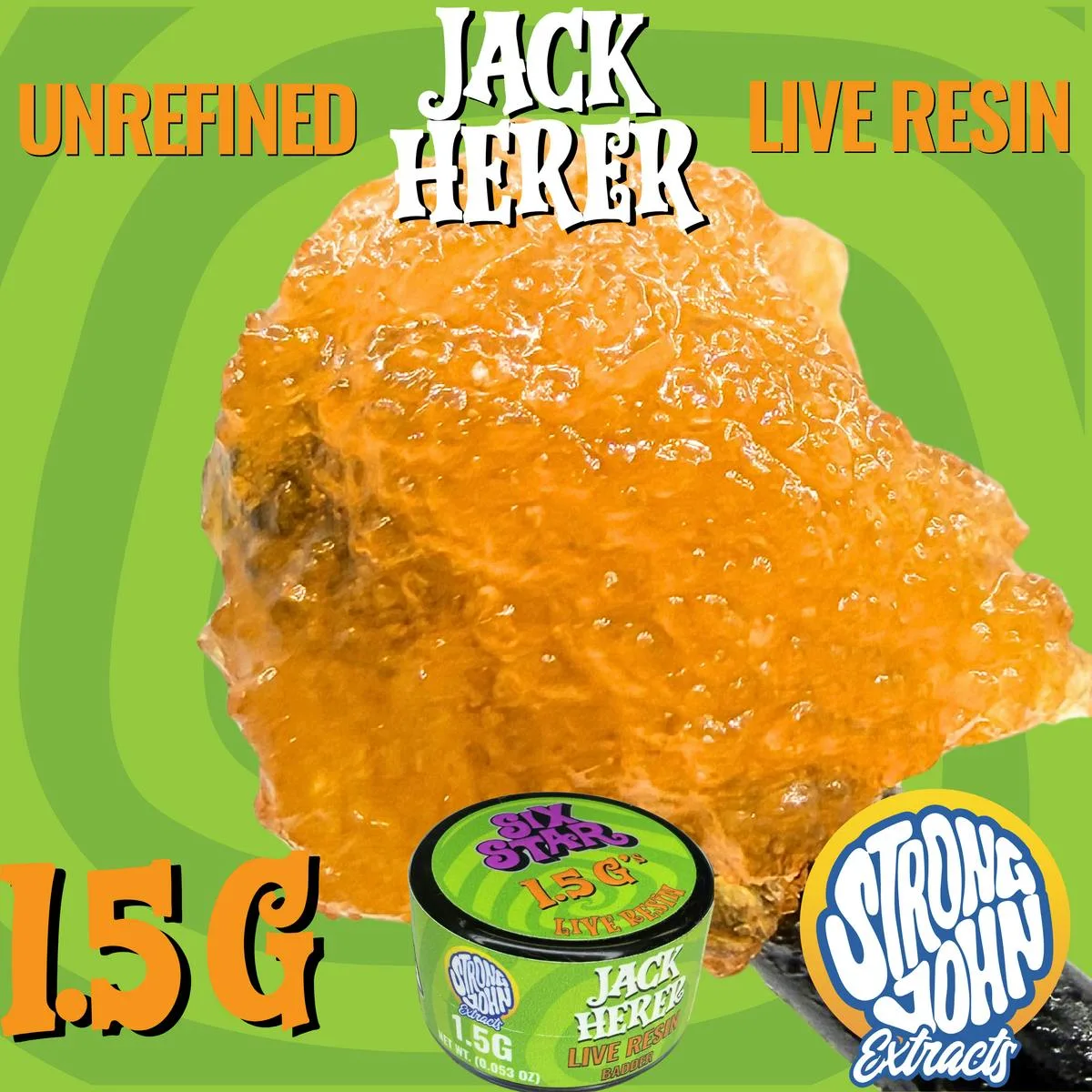 Jack Herer Live Resin Badder | 1.5g