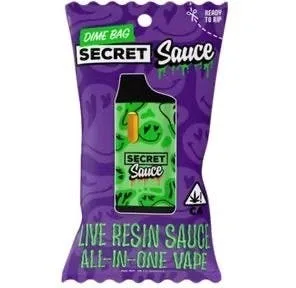 Dime Bag- Gusher Pie Live Resin Sauce AIO 1g (I)