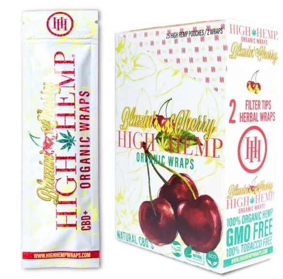BLAZIN CHERRY HIGH HEMP WRAP