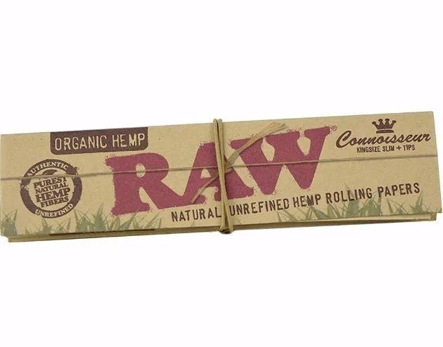 Classic King Size | Slim + Tips | Raw Paper