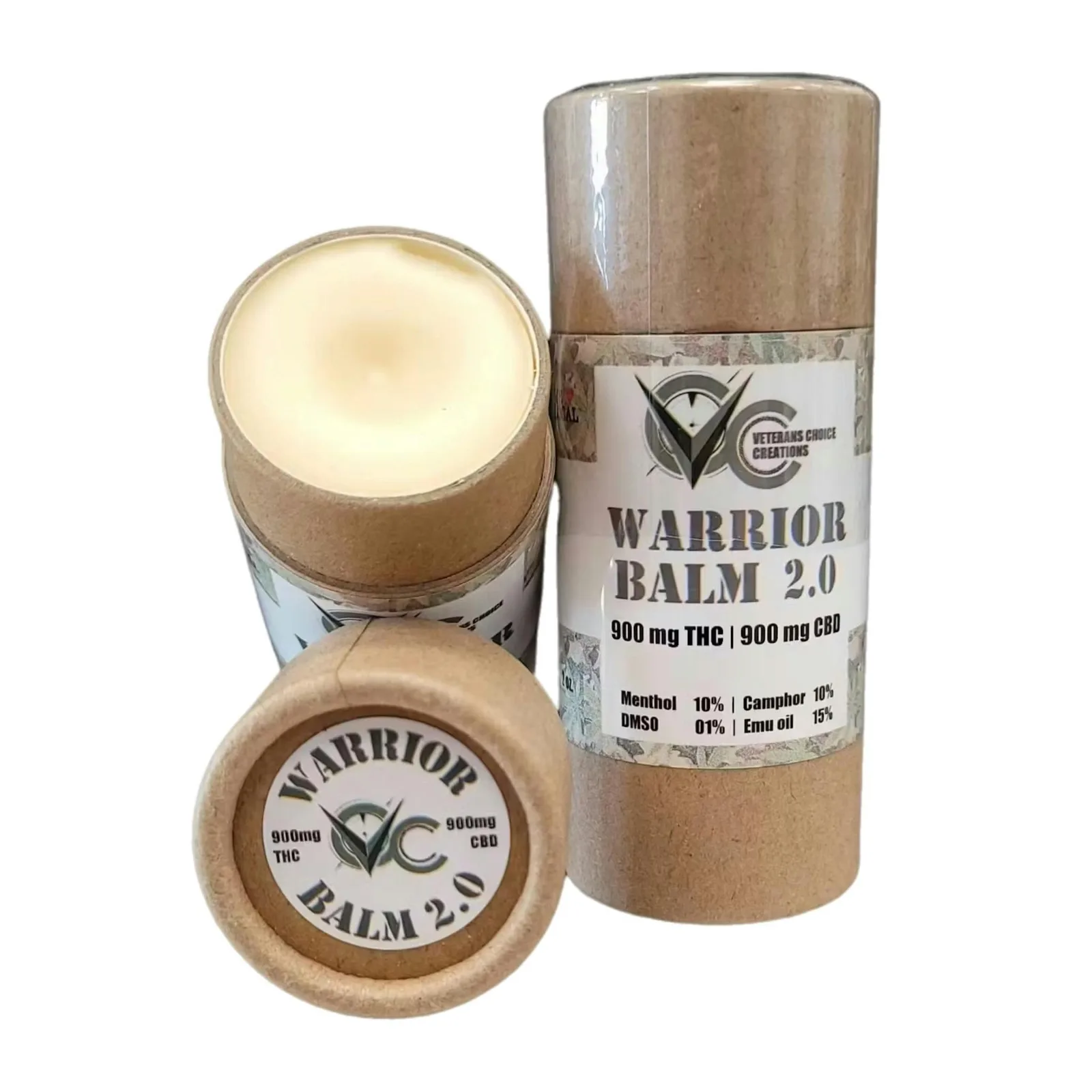 WARRIOR - BALM 2.0 - SALVE - 900MG:900MG THC:CBD