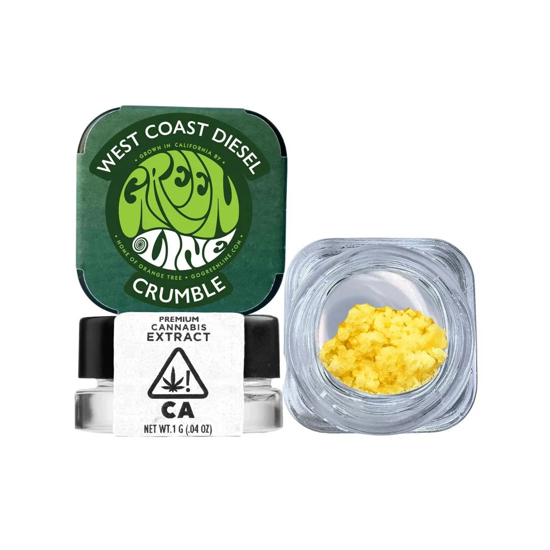 West Coast Diesel - Crumble - Extract - Sativa Hybrid - 1g