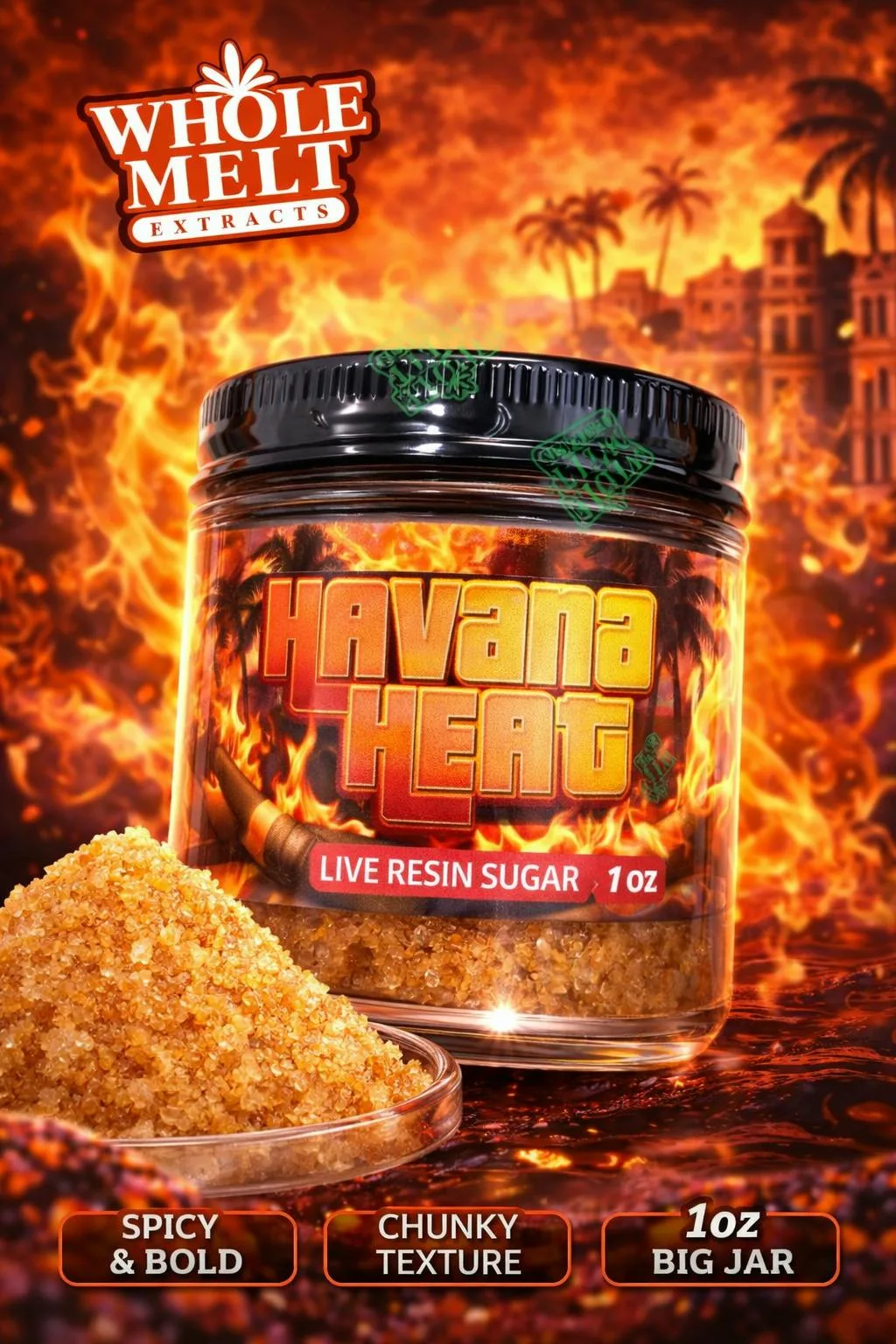 WHOLE MELT | HAVANA HEAT (1OZ LIVE RESIN SUGAR)
