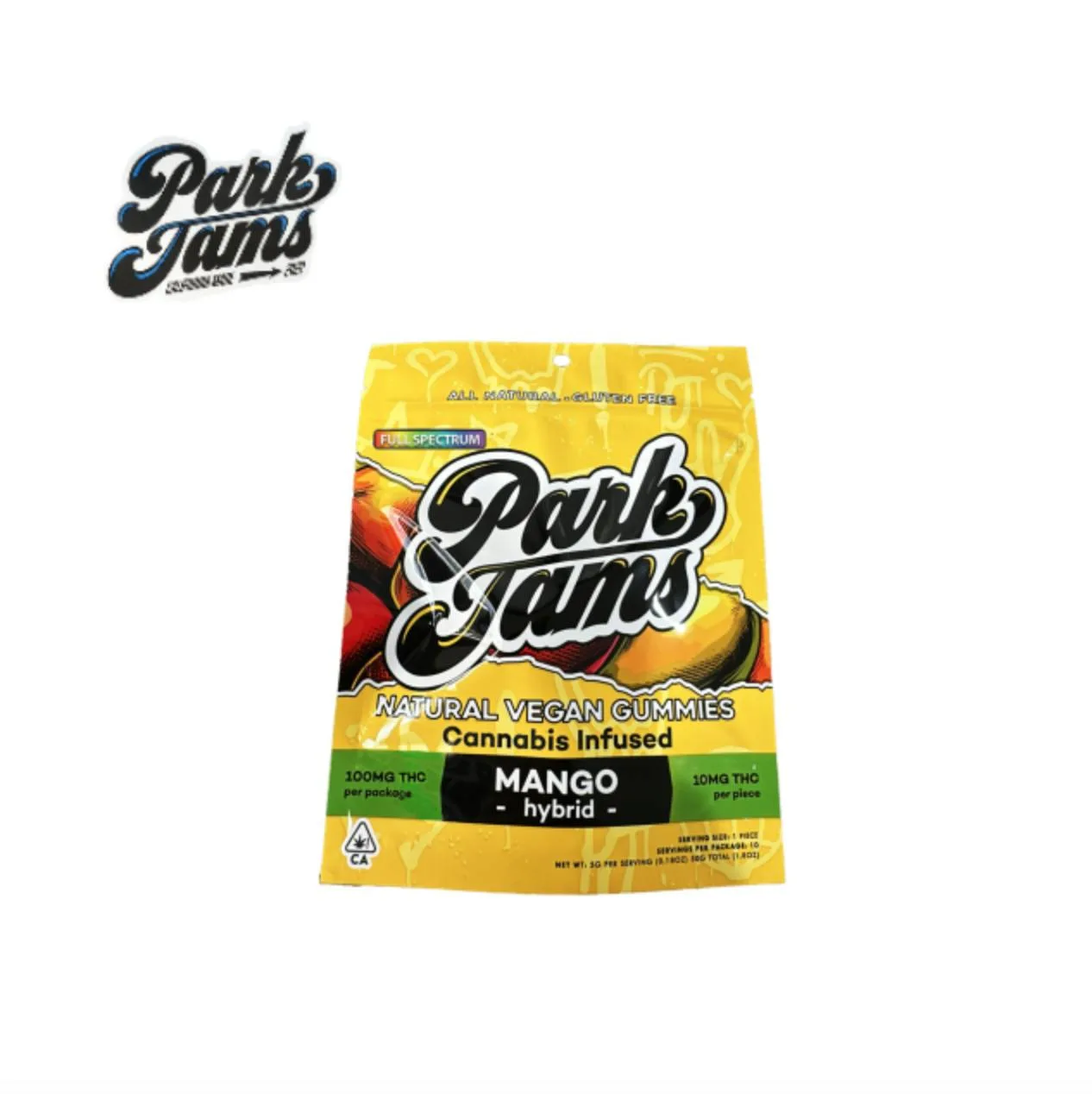 MANGO 100MG 10 PACK GUMMIES