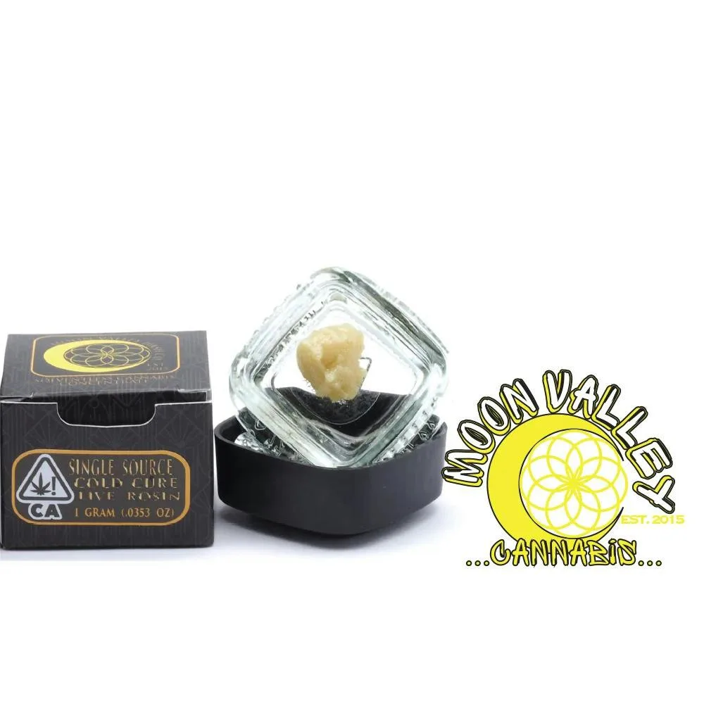 MOON VALLEY CANNABIS - ORANGE MALT COLD CURE LIVE ROSIN - 1G
