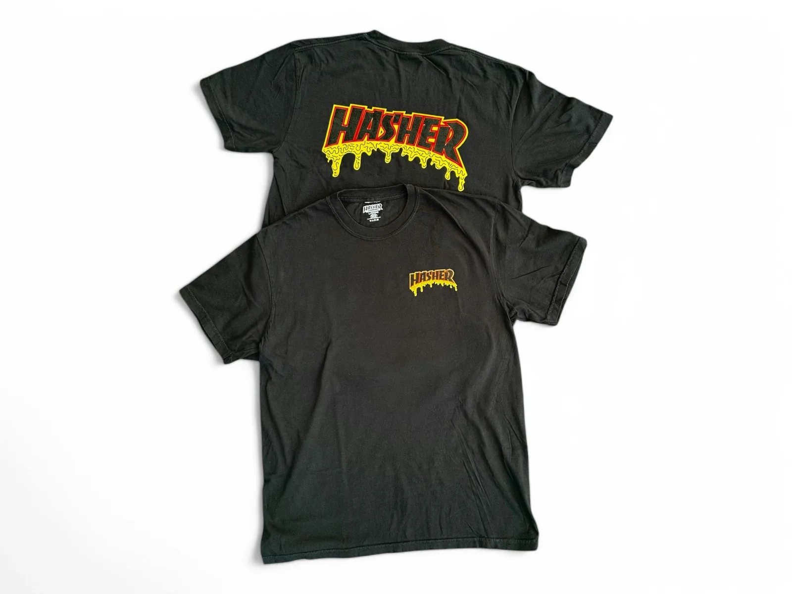 Hasher Logo Tee Black - XXL