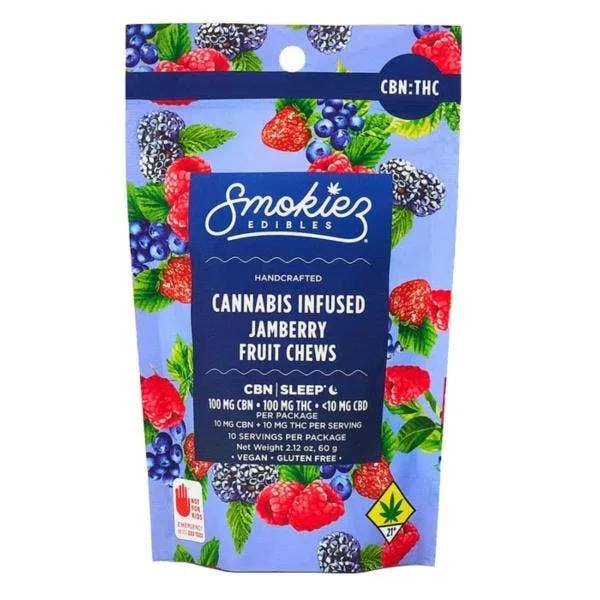 Jamberry CBN 1:1 | Fruit Chews | Smokiez