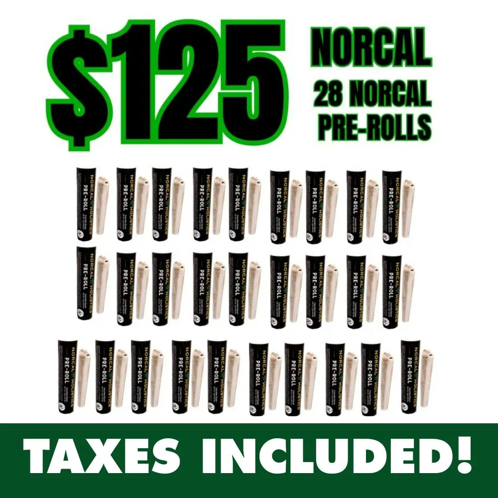 NorCal Preroll Bundle - 28 Prerolls for $125
