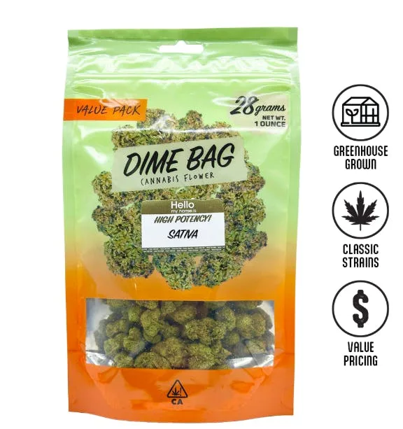 Dime Bag Flower 1oz FW - Grape Stomper