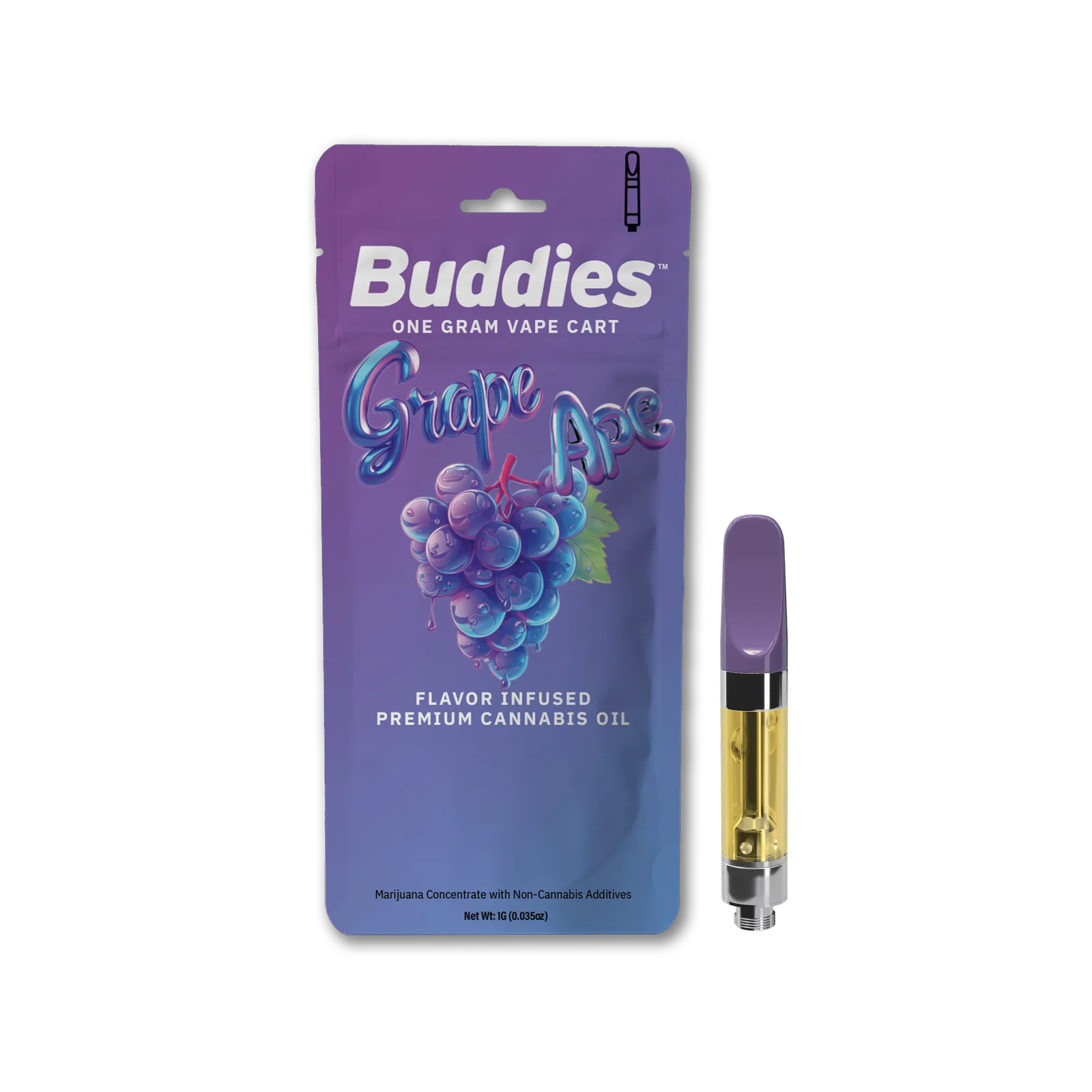 Buddies Grape Ape Cart 1g