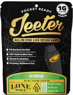 Deep Drive Kush [H] - Live Resin Ready To Use