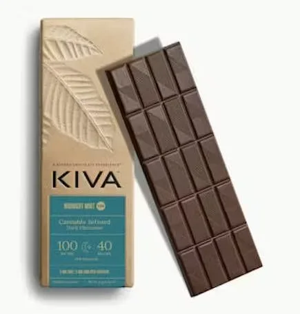 Kiva Midnight Mint Chocolate Bar 5:2 CBN:THC