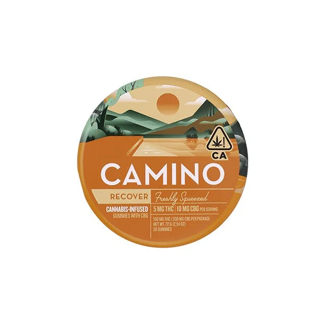 CAMINO: FRESHLY SQUEEZED RECOVER 1:2 THC:CBG 100MG 20 PACK