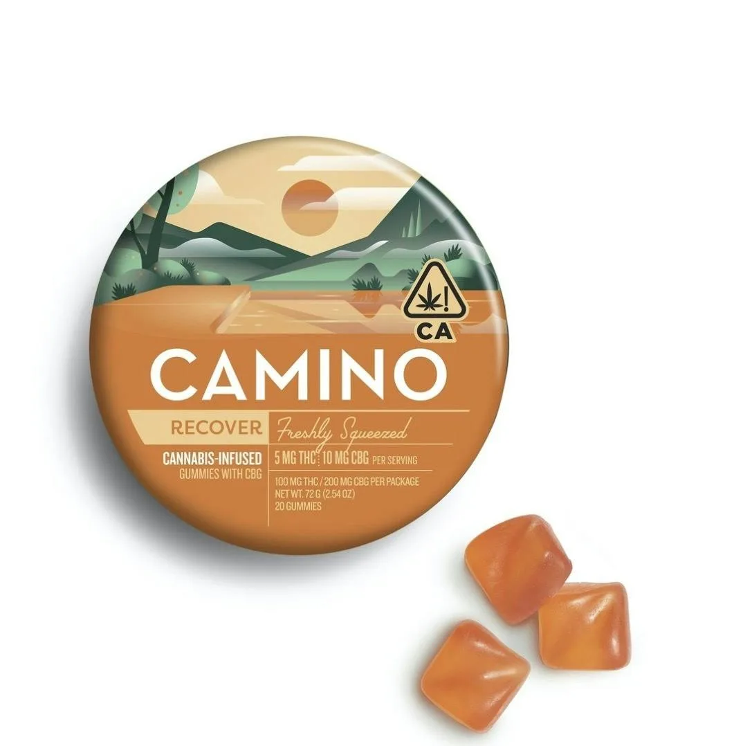 Freshly Squeezed 2:1 CBG:THC | Camino Gummies