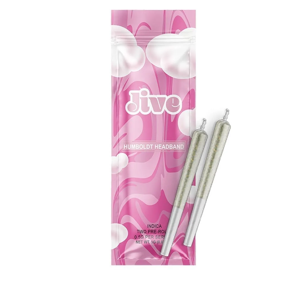 JIVE - PRE ROLL 2PK - HUMBOLDT HEADBAND .5G