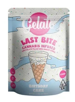 Last Bites Birthday Cake (H) Mini Cones 100mg - Retail